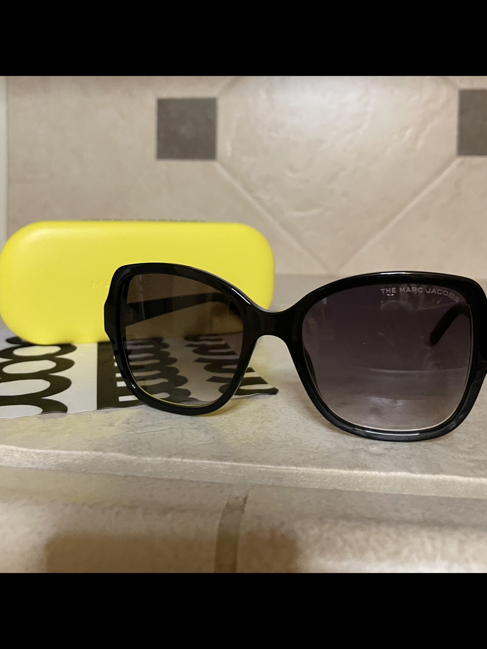 Marc Jacobs 654/S Black Gradient Sunglasses